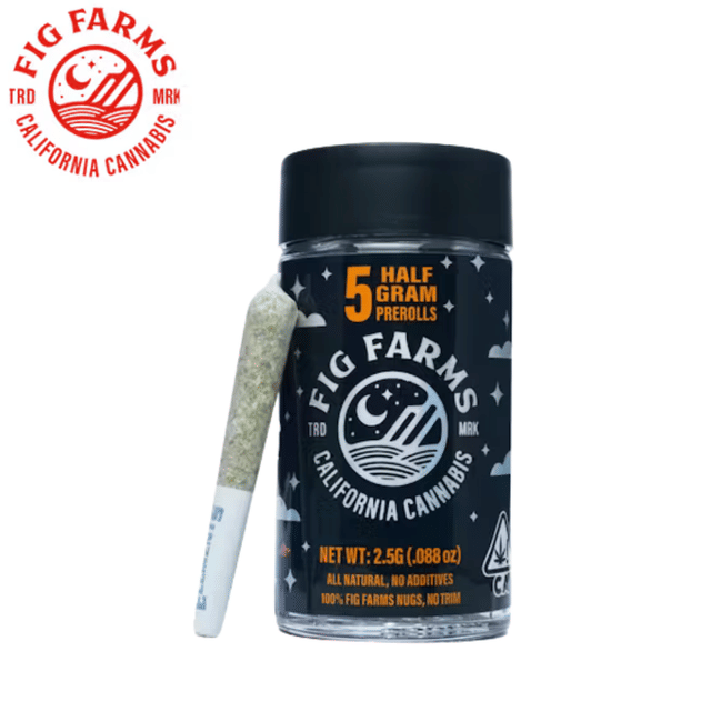 Photograph of product: Fig Farms - Red Bubble Gum - Pre-Roll Pack - 2.5g - 