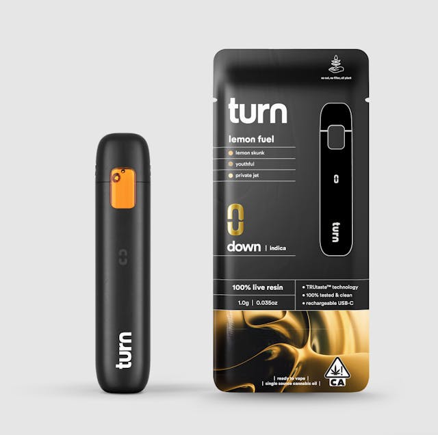 Photograph of product: Lemon Fuel Live Resin Ready-to-Vape (1g) - 