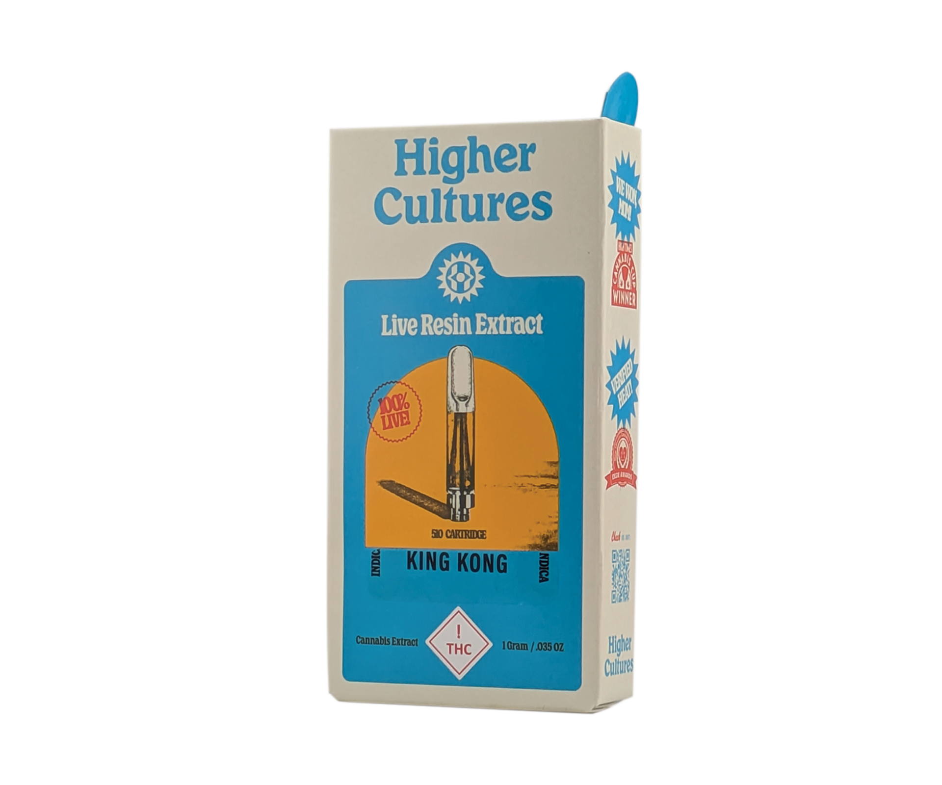 Photograph of product: Higher Cultures Citrus Cooler Live Resin 510 Cart (S) 1g