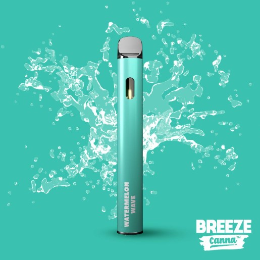 Photograph of product: Breeze Canna Watermelon Wave Disposable 1.0g