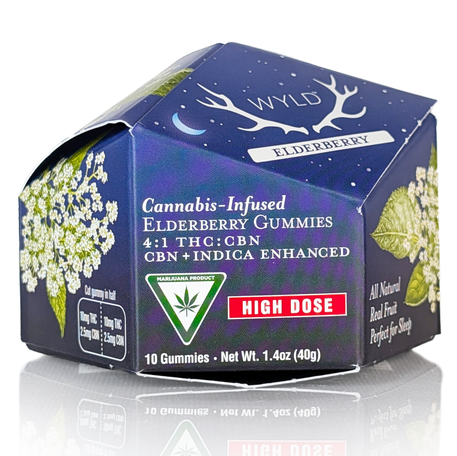 Photograph of product: ELDERBERRY - 4:1 CBN + Oui'd 200MG TH-oui / 50MG CBN