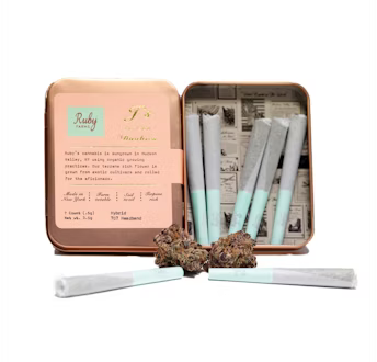 Photograph of product: Ruby Farms | au chocolat Infused | Biscotti Jealousy | Doobies
