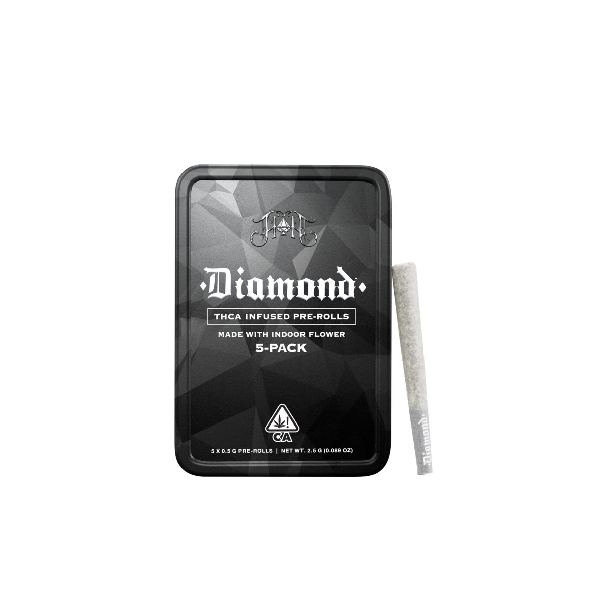Photograph of product: 5pk Super Jack Diamond Infused Prerolls - Heavy Hitters