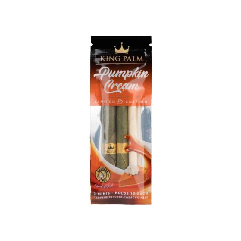 Photograph of product: ACC- King Palm 2pk Minis Pumpkin Cream