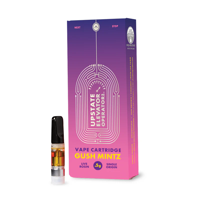 Photograph of product: UEO - Gush Mintz - .5g Live Rosin Vape