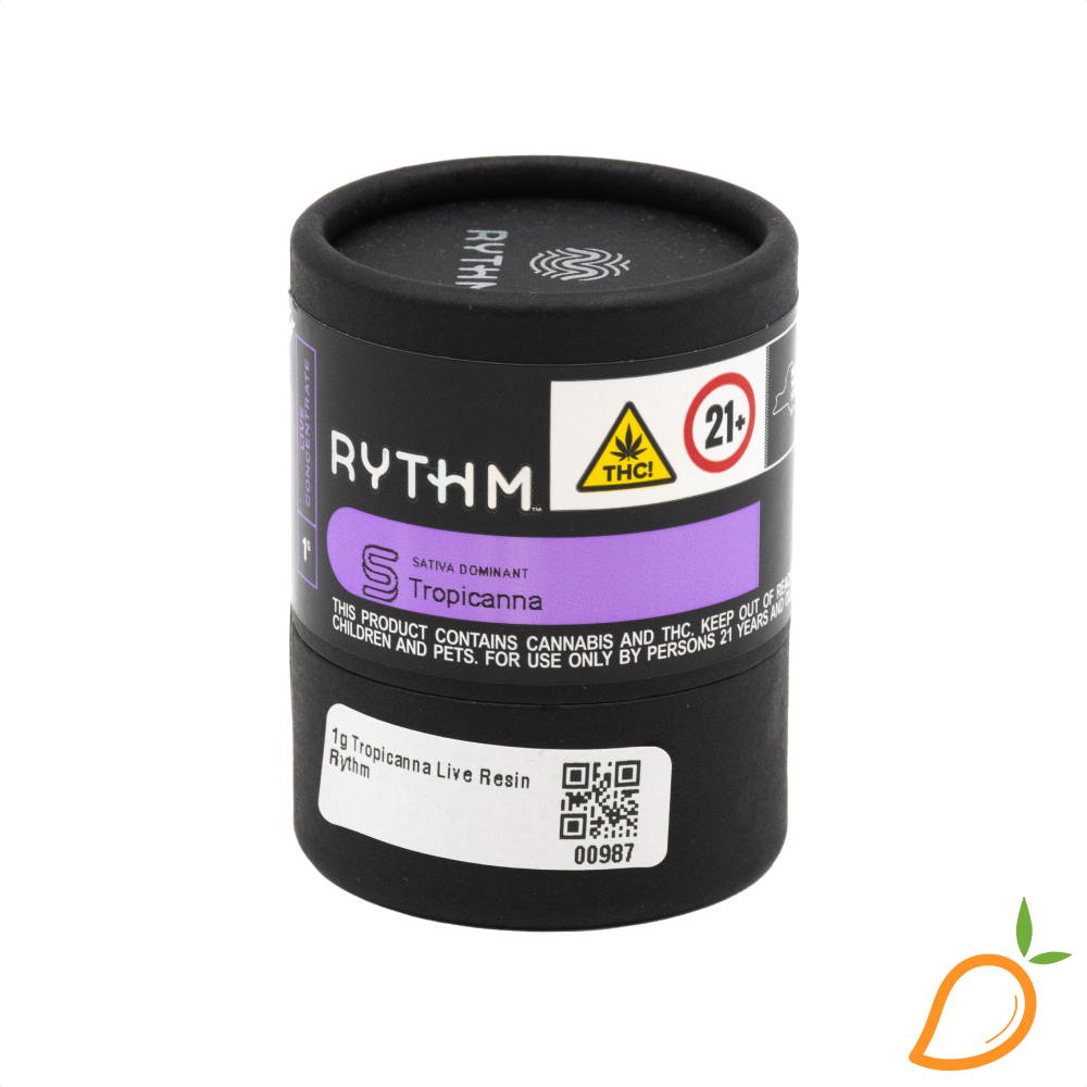 Photograph of product: 1g Tropicanna Live Resin Rythm