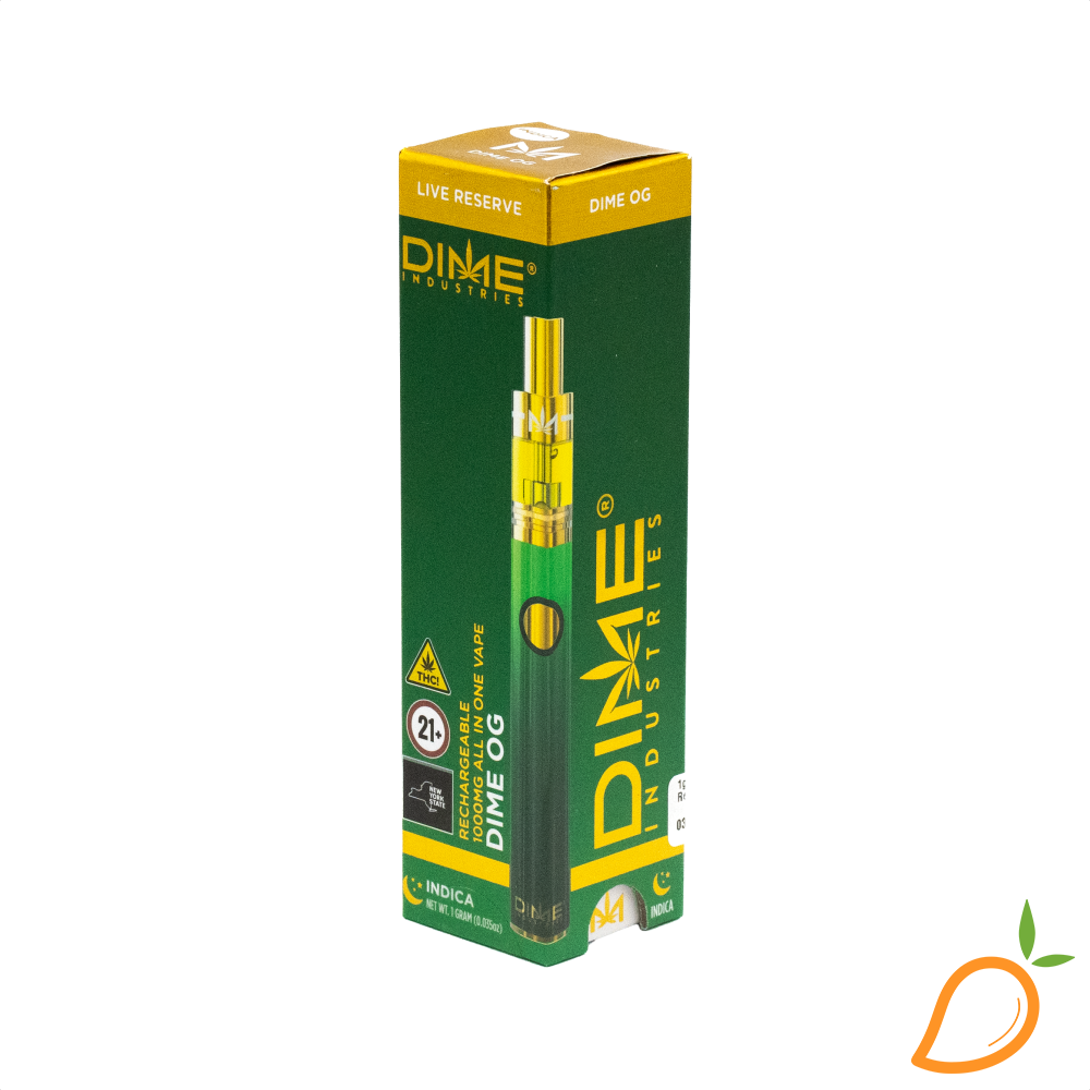 Photograph of product: 1g Dime OG Live Resin AIO Dime