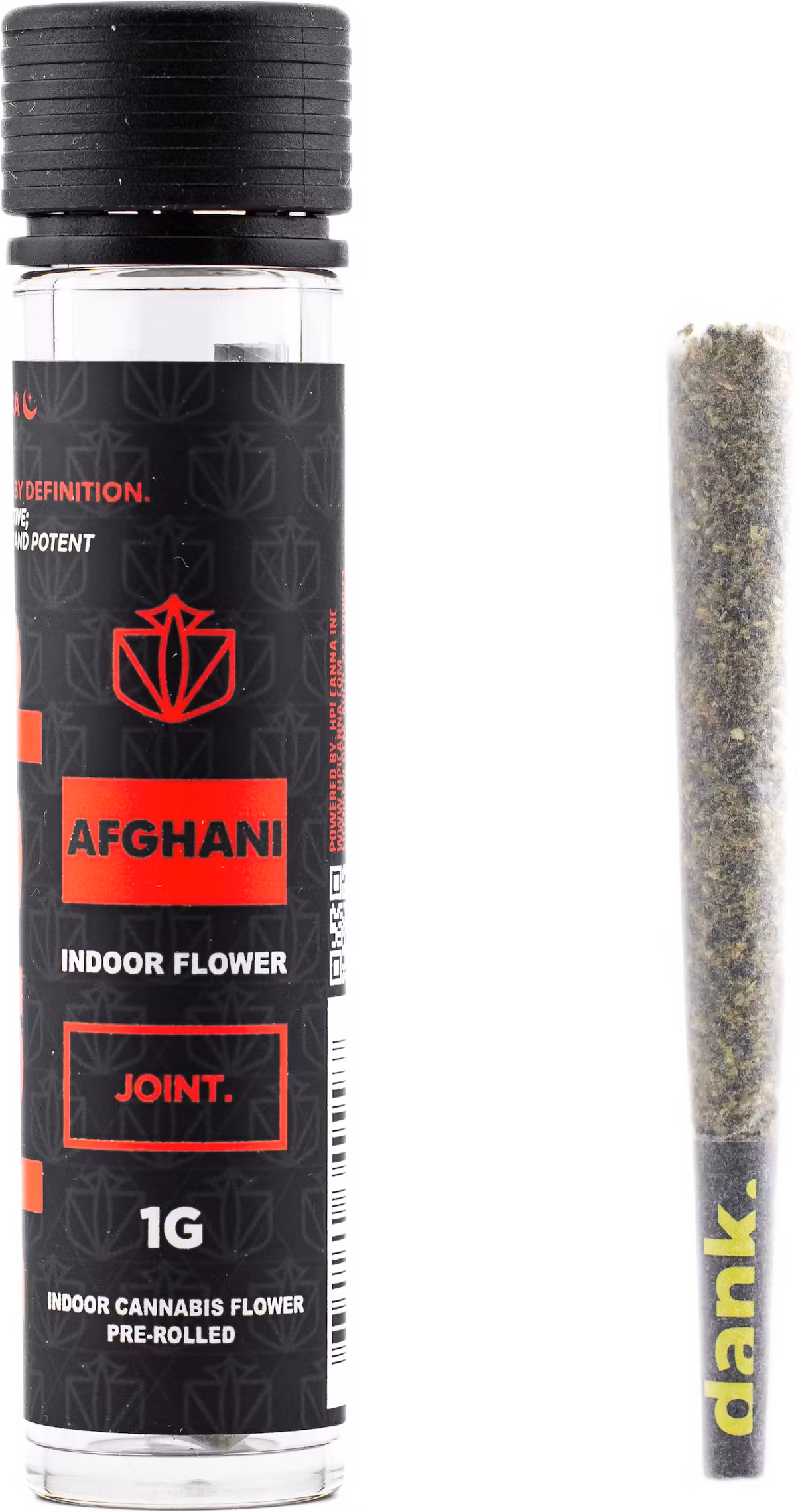 Photograph of product: Dank | Afghani | 1g Pre-roll