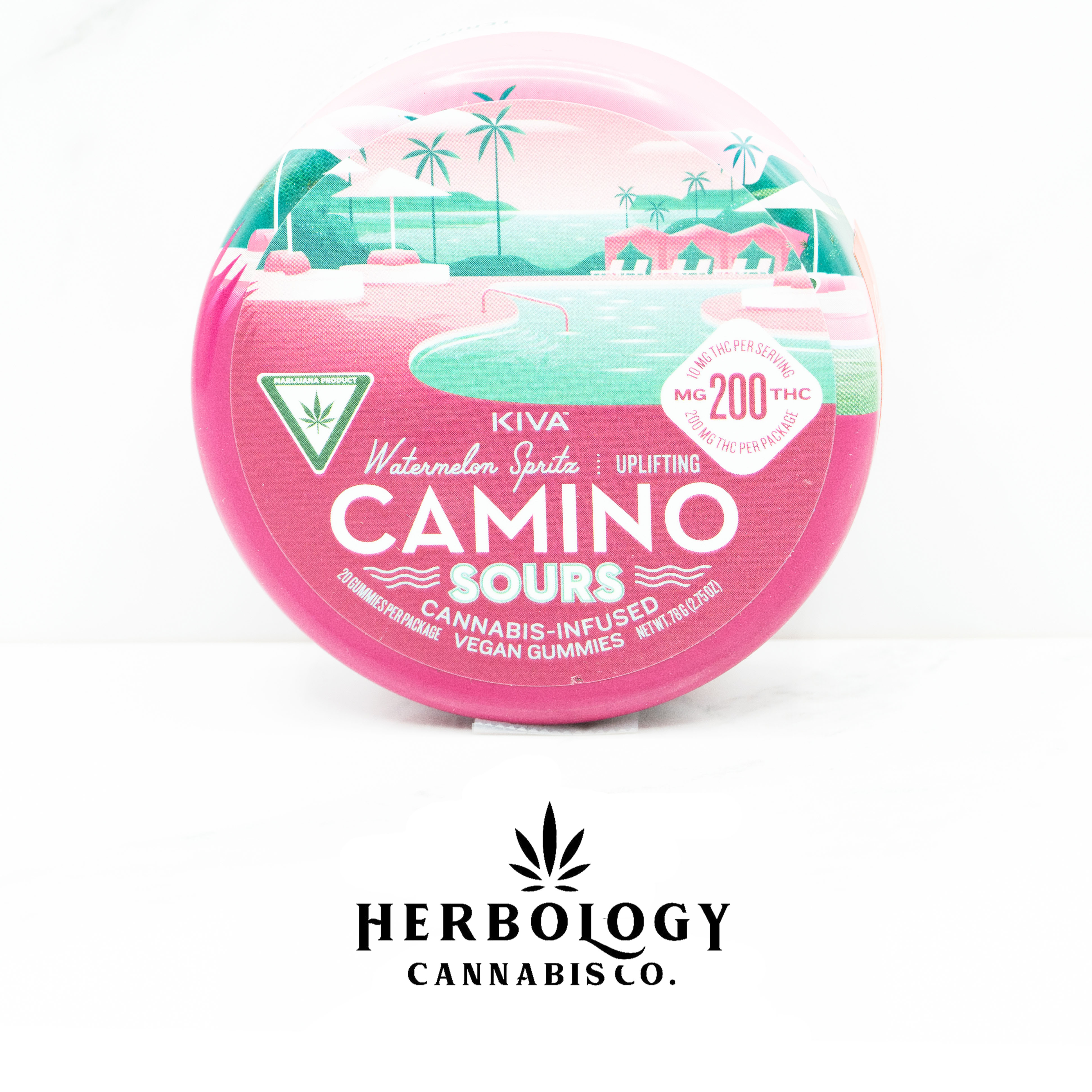 Photograph of product: Camino | Gummy | Sour Watermelon Spritz | 200mg