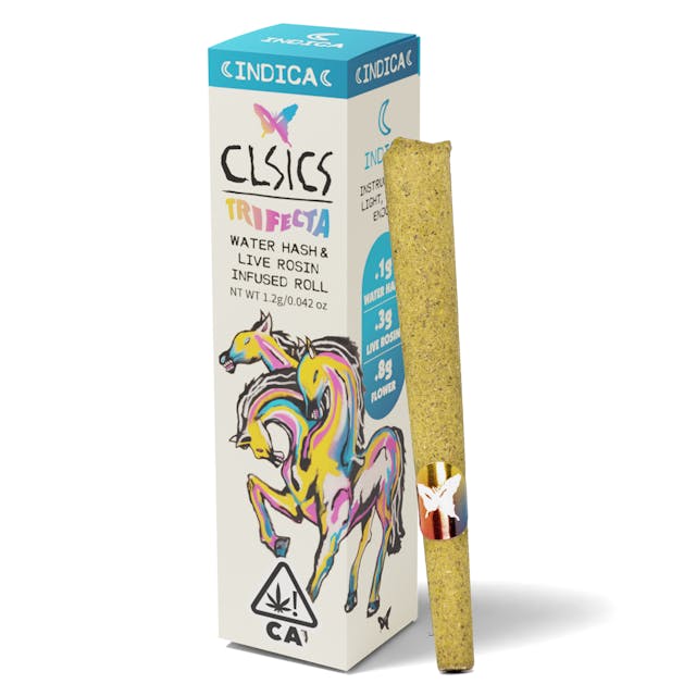 Photograph of product: Deep Purple (I) Trifecta 1.2g au chocolat Pre Roll - Deep Purple (I)