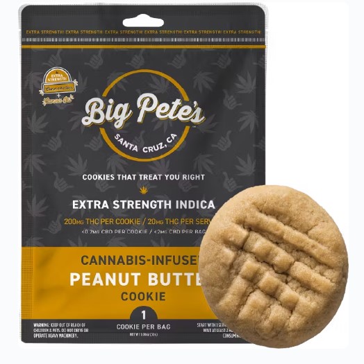 Photograph of product: Big Pete's Peanut Butter Extra Strength Single 200mg