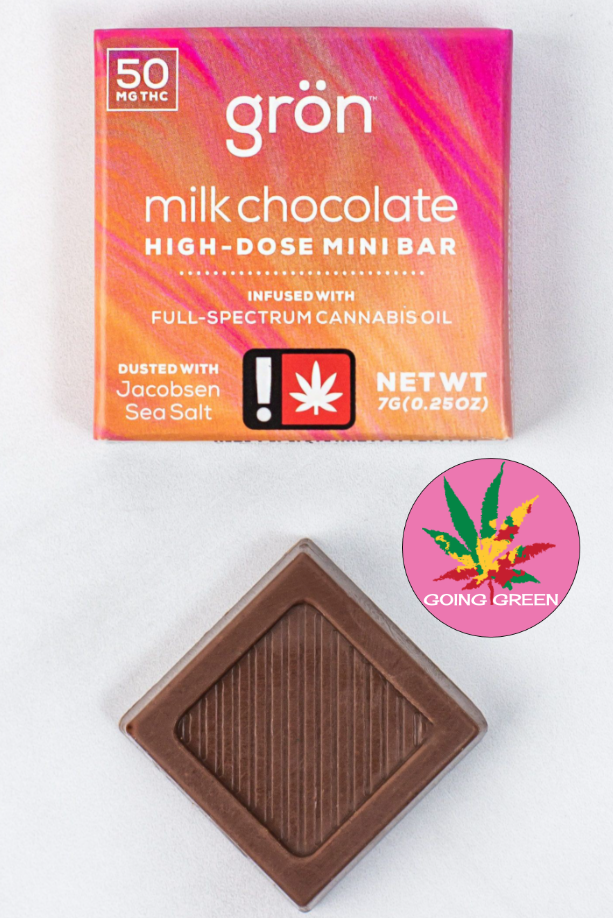 Photograph of product: Milk Chocolate 1:1 Single Chocolate Bar (Gron)
