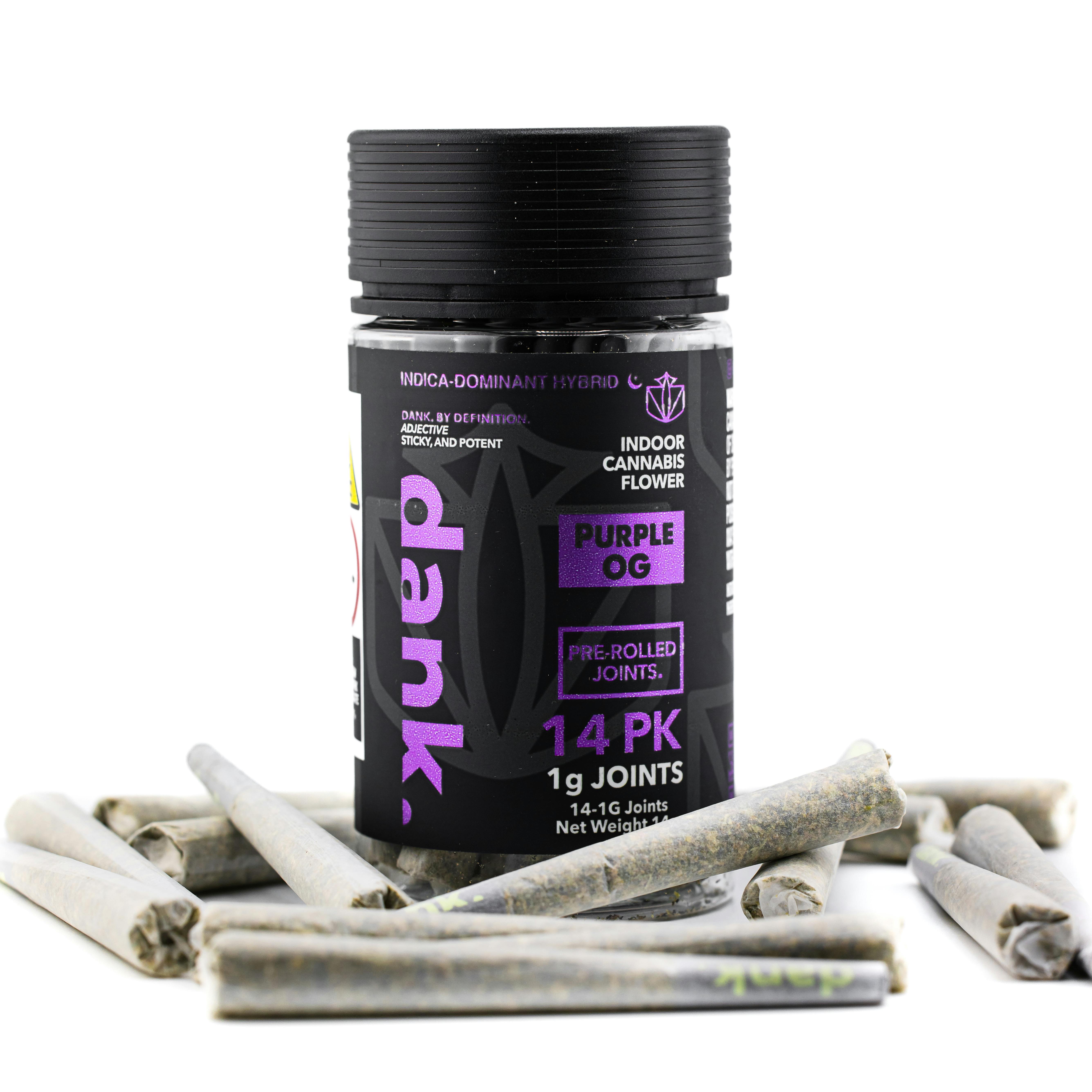 Photograph of product: Purple OG | 14g 14pk Preroll
