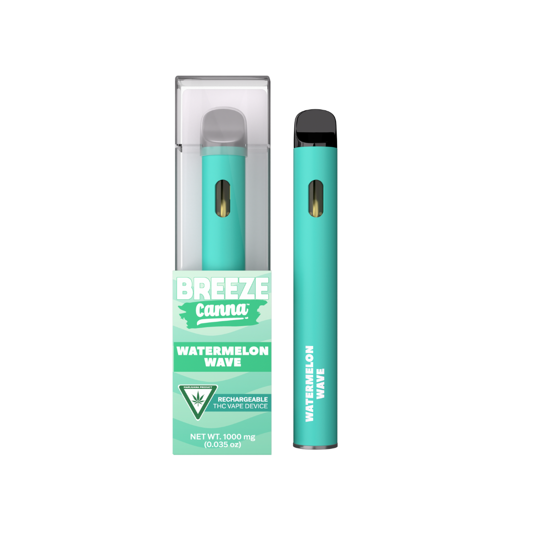 Photograph of product: Breeze | Watermelon Wave Disposable Vape | 1g