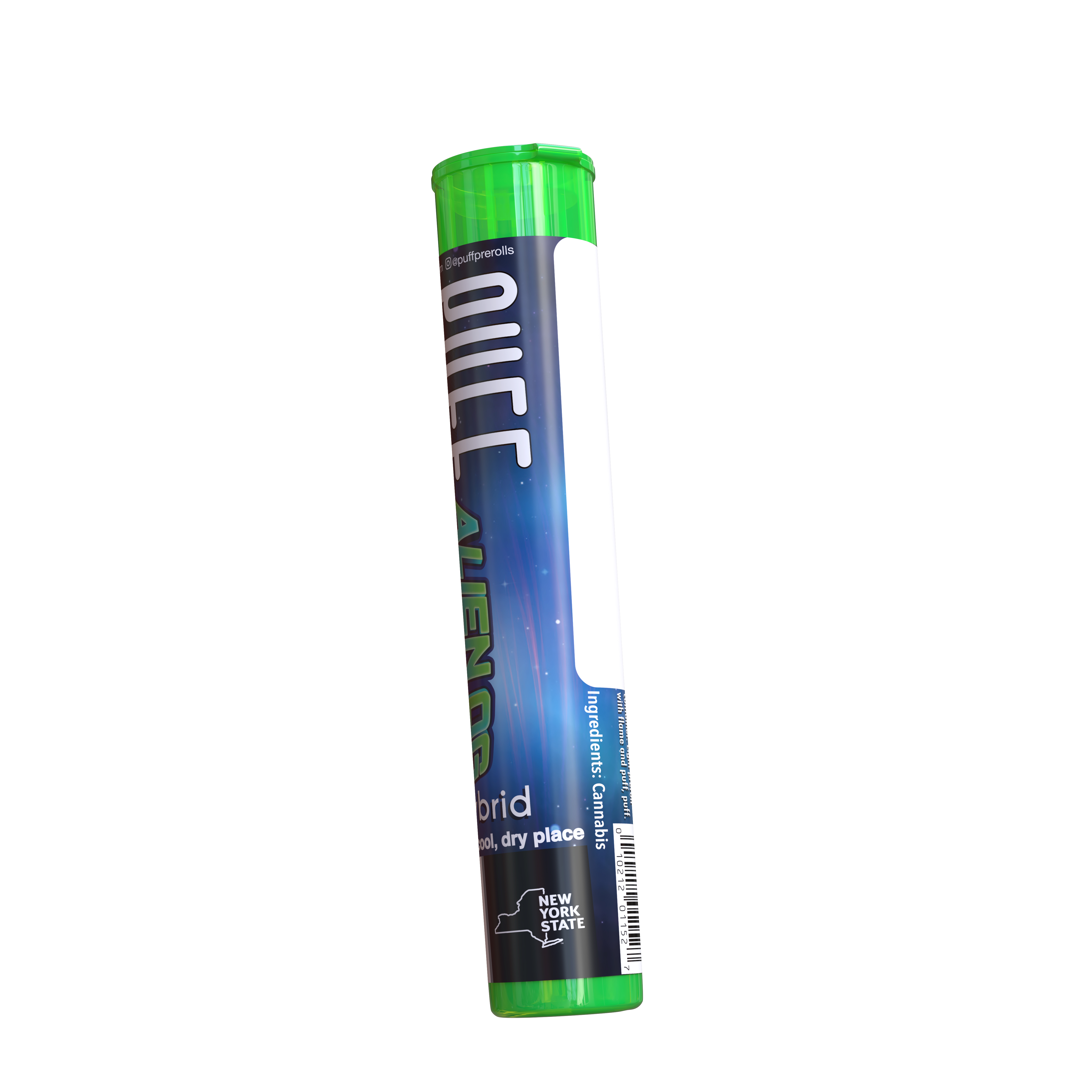Photograph of product: PUFF | Alien OG | 1G Pre roll