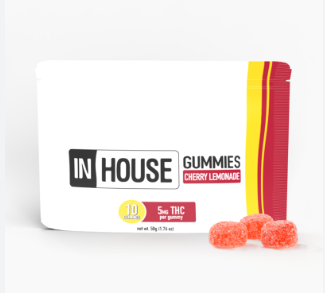 Photograph of product: In House Cherry Lemonade Gummies 100mg 10pk