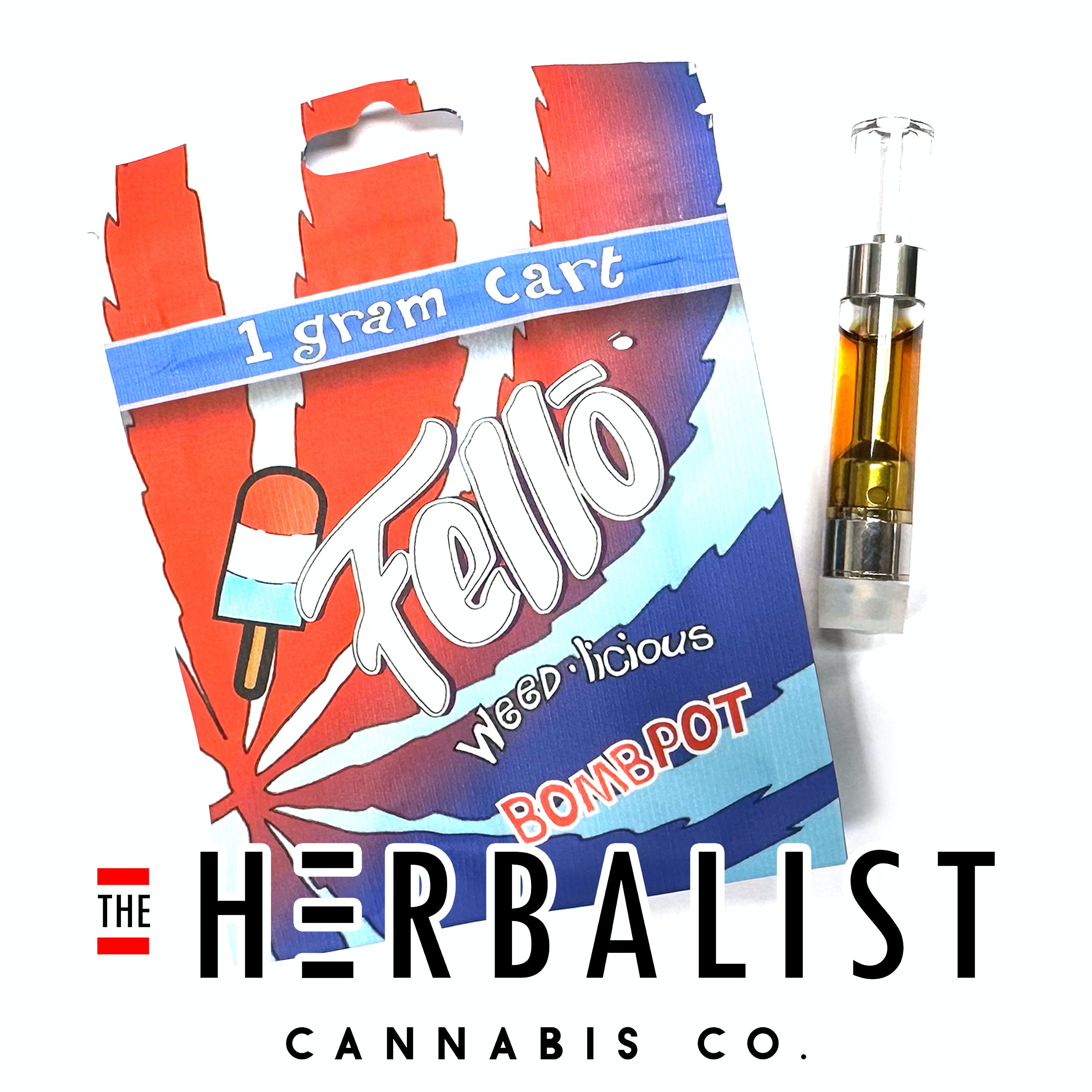 Photograph of product: Fello Cart 1g Bomb Pot