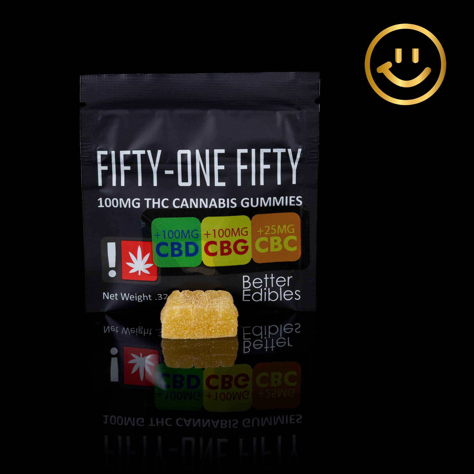 Photograph of product: Fifty-One Fifty | TH-oui+CBD+CBG+CBC Gummy | 100mg