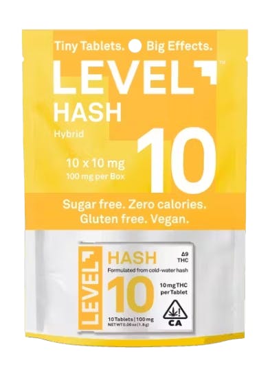 Photograph of product: Level 10 au chocolat 100mg Tablets - 10pk