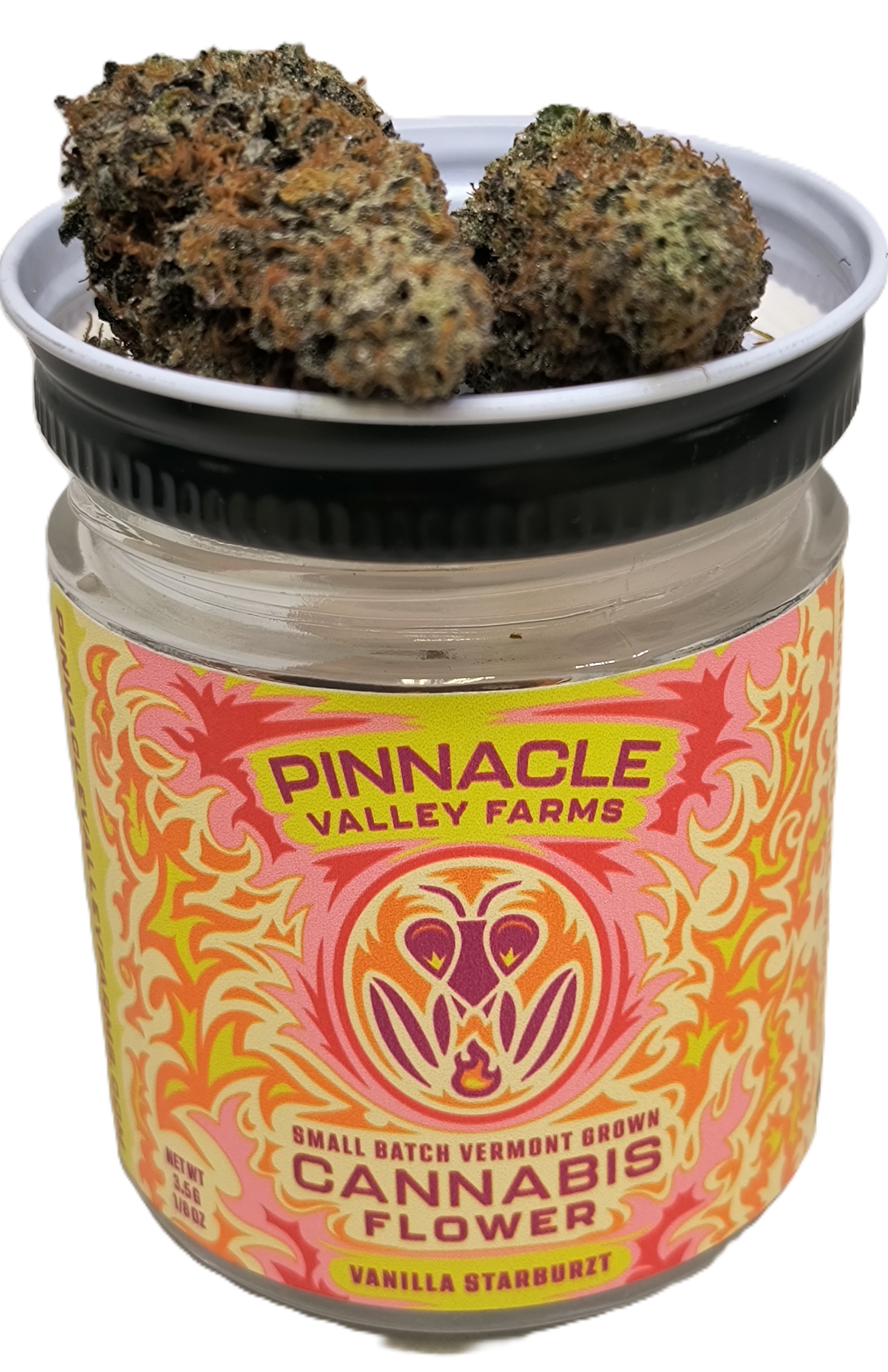 Photograph of product: Vanilla Starburzt Jar | Pinnacle Valley - 3.5g