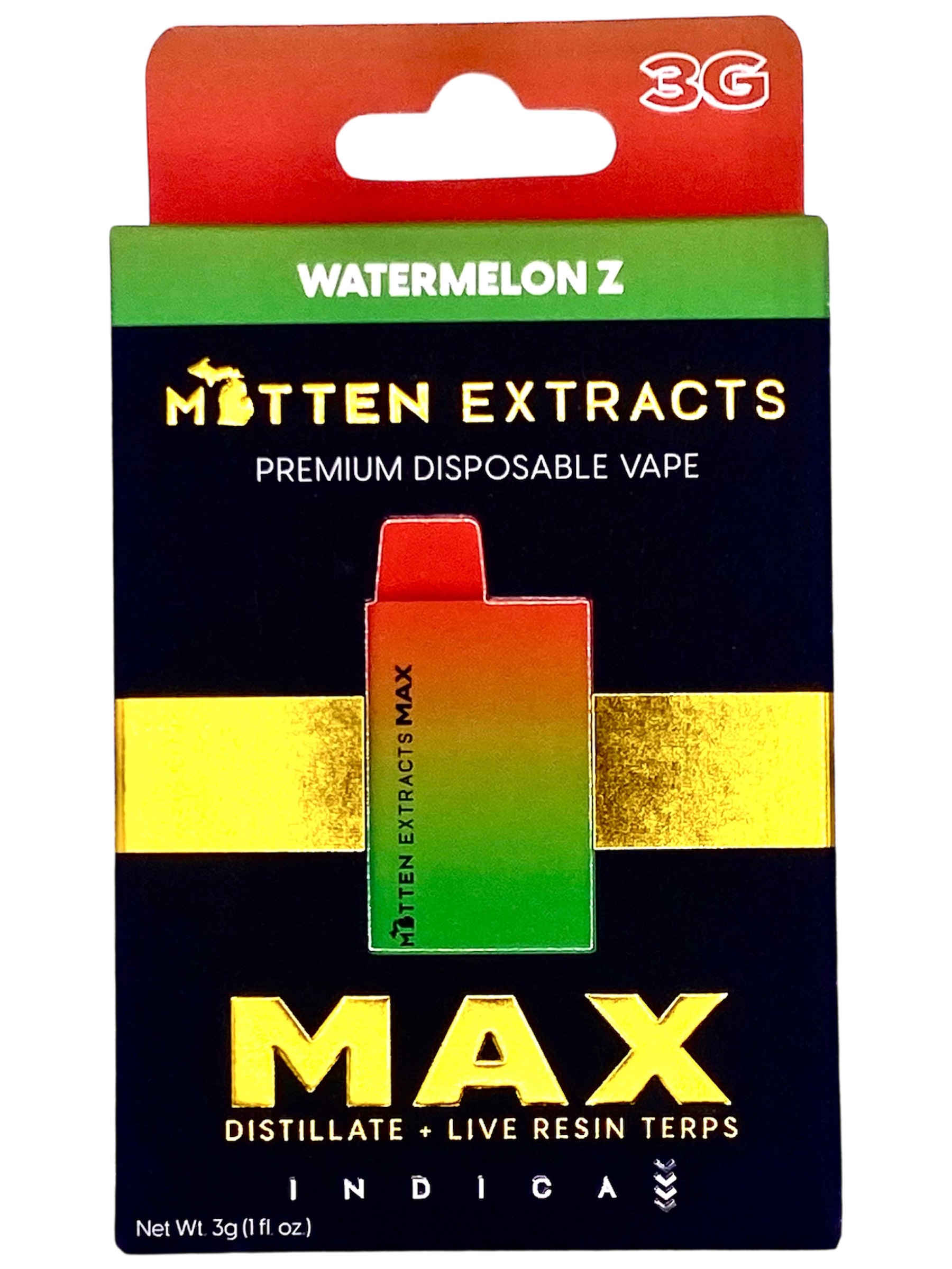 Photograph of product: Watermelon Z Max Disposable