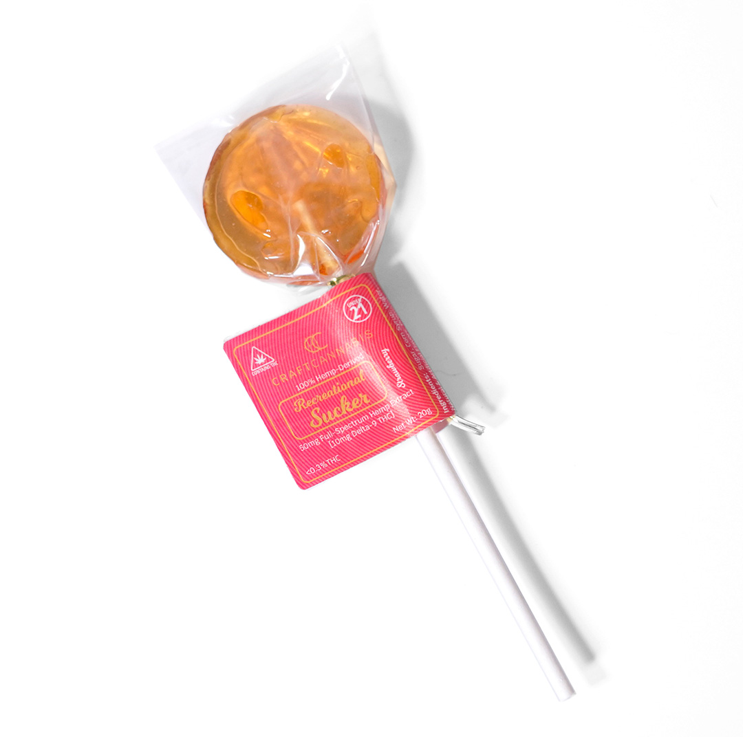 Photograph of product: au chocolaties | Pineapple | Lollipop 50mg
