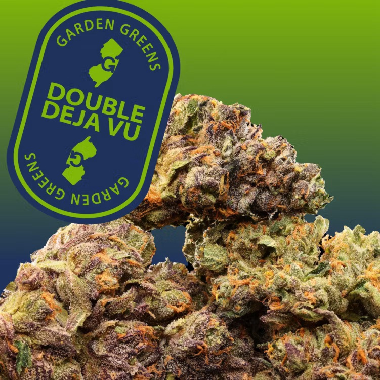 Photograph of product: Garden Greens | Flower | Double Deja Vu | 3.5g