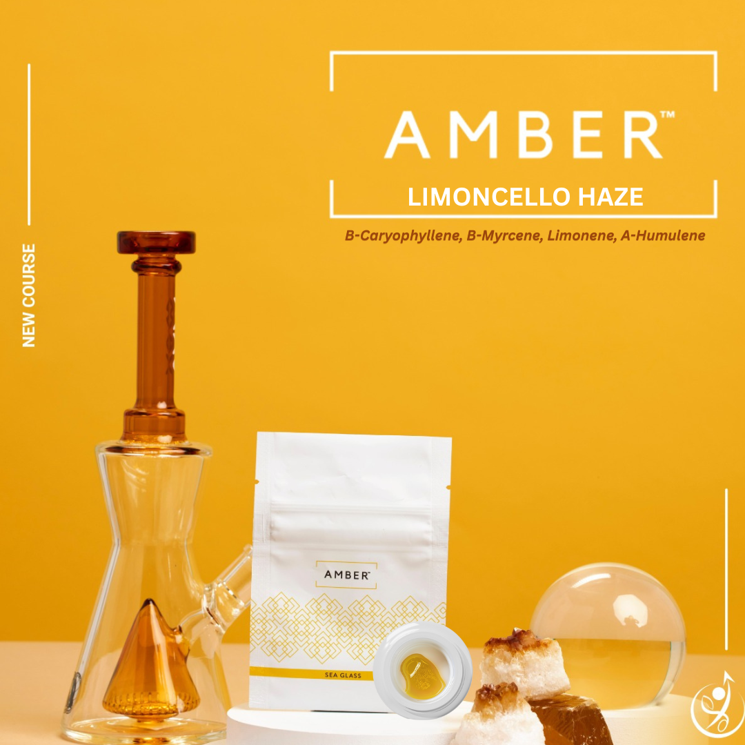 Photograph of product: Amber Live Rosin Sauce - Limoncello Haze