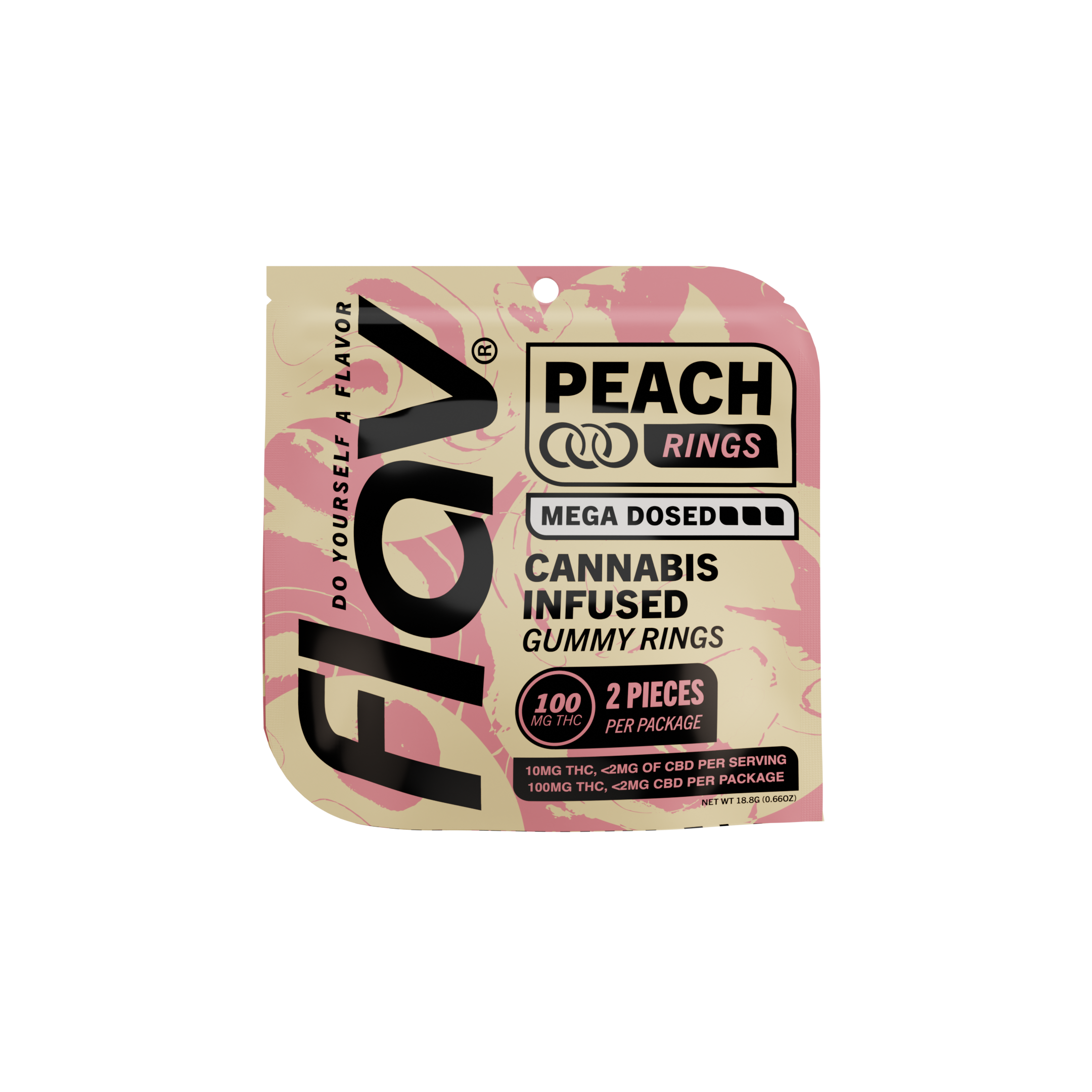 Photograph of product: Cherry Mega Ring Gummies | 2pk | 100mg