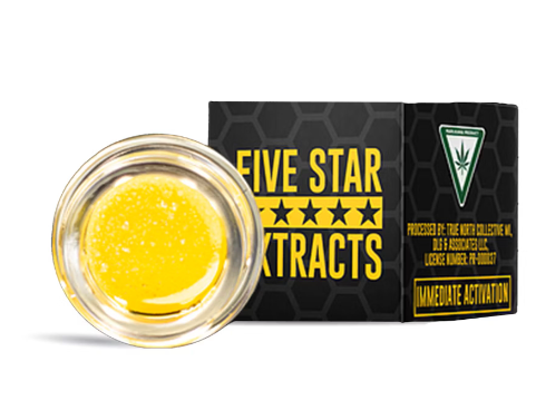Photograph of product: Five Star Extracts - Peelin Diesel Butter - Nug Run Sugar Sauce 3.5g