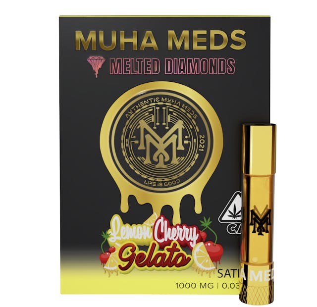Photograph of product: Lemon Cherry Gelato Melted Diamond Cart 1g - g