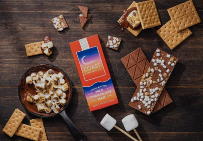 Photograph of product: Chocolate Bar - S'mores - 20 Pcs - 100mg