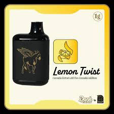 Photograph of product: Disposable Vape - Lemon Twist - Dank Tank - REC