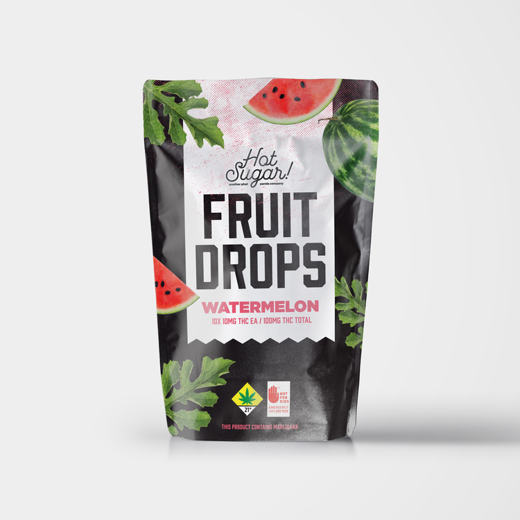 Photograph of product: Phat Panda Fruit Drops Watermelon 100mg
