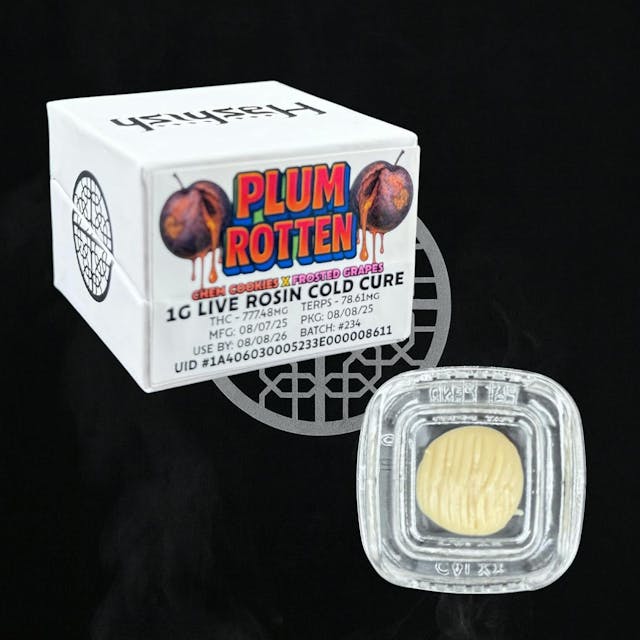 Photograph of product: Plum Rotten | 1g Rosin White Box - 