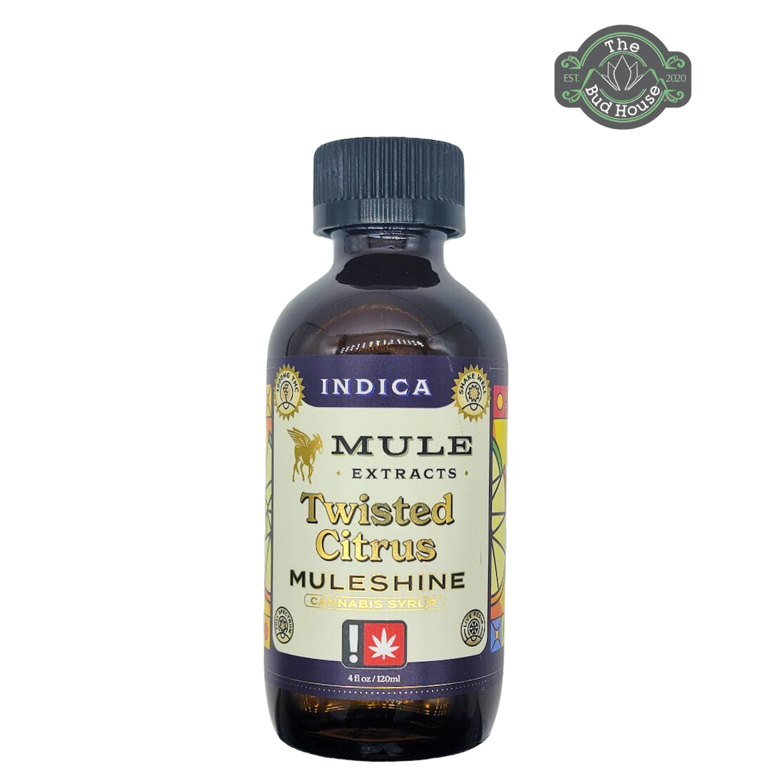 Photograph of product: MuleShine 4oz TWISTED CITRUS (Oui'd) 1000mg Tincture