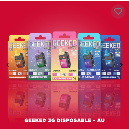 Photograph of product: Geeked by MKX | Gruntz | Disposable Vape | 3g