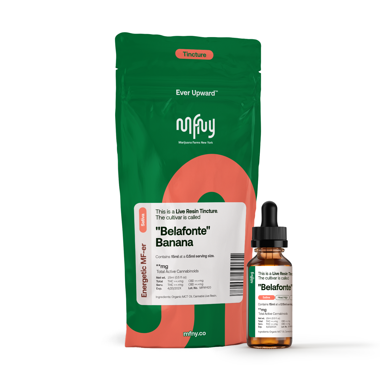 Photograph of product: MFNY The Belafonte Banana Live Resin Tincture 15ml