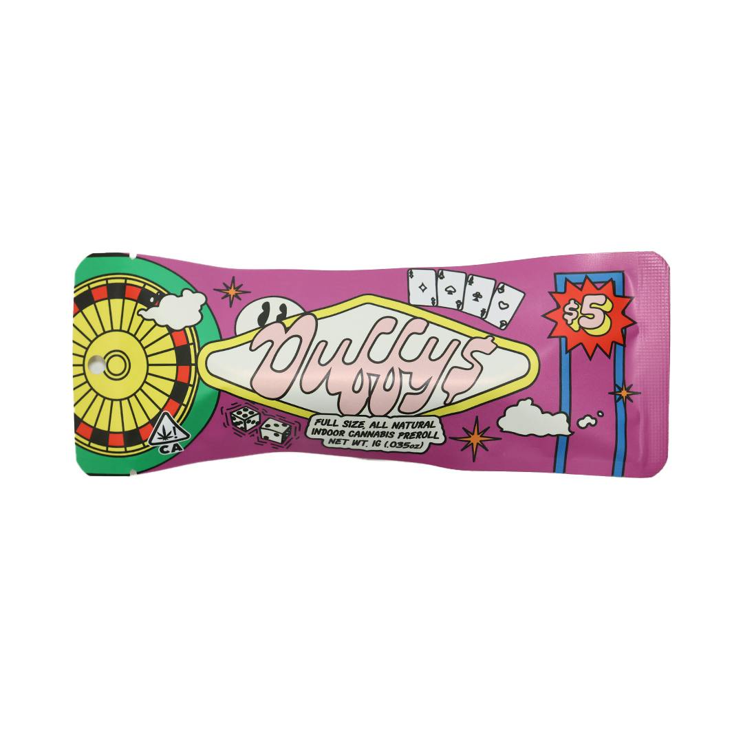 Photograph of product: Lucky Day (H) 1g PREROLL - Duffy$