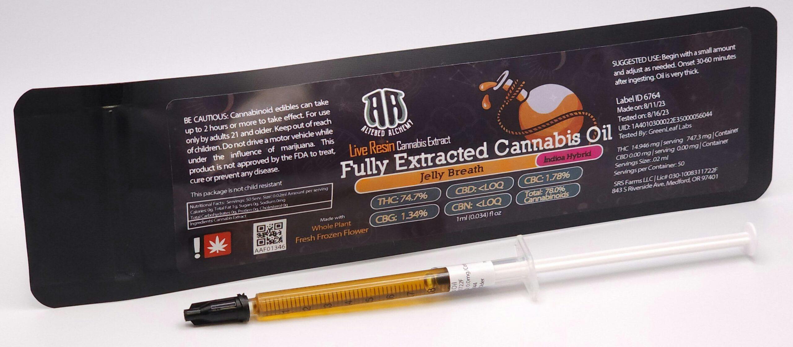 Photograph of product: Altered Alchemy | FECO | 1g | - Orange Push Pop