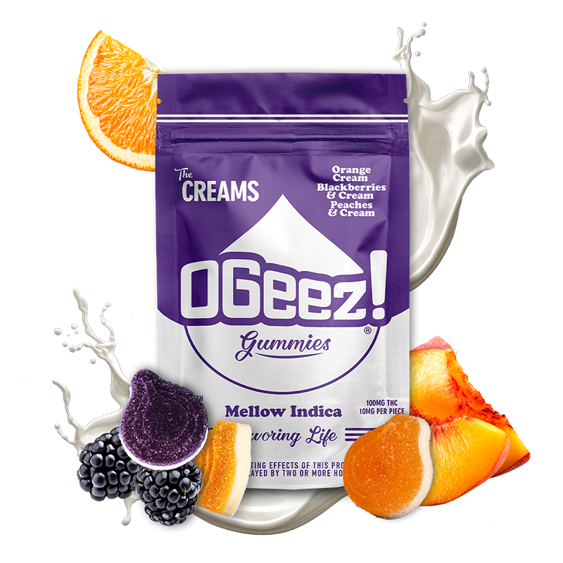 Photograph of product: The Creams | Gummies | Mellow | Oui'd | 100MG
