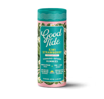 Photograph of product: Good Tide 100mg Kiwi Strawberry 10-Pack