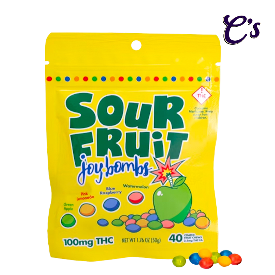 Photograph of product: Joyibles | Joybomb Sour Fruit | 100mg