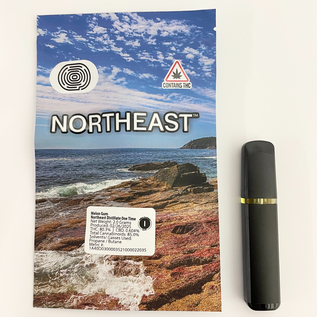 Photograph of product: Northeast - Tropical Punch - 2g Disposable Cartridge