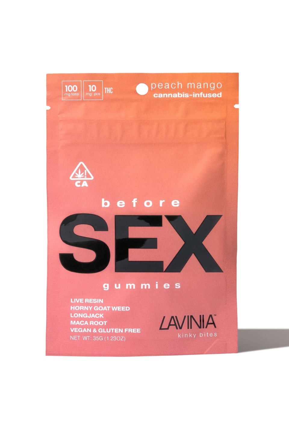 Photograph of Product: PEACH MANGO - LAVINIA - BEFORE SEX GUMMIES