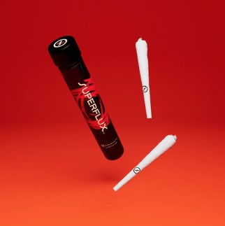 Photograph of product: Blue Garlic | Diamond Infused Preroll Pack | .5g x 2