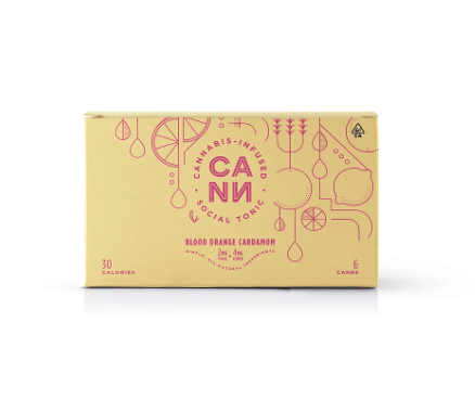 Photograph of product: Blood Orange Cardamom 2:1 12mg 6pk - BEVERAGE - 