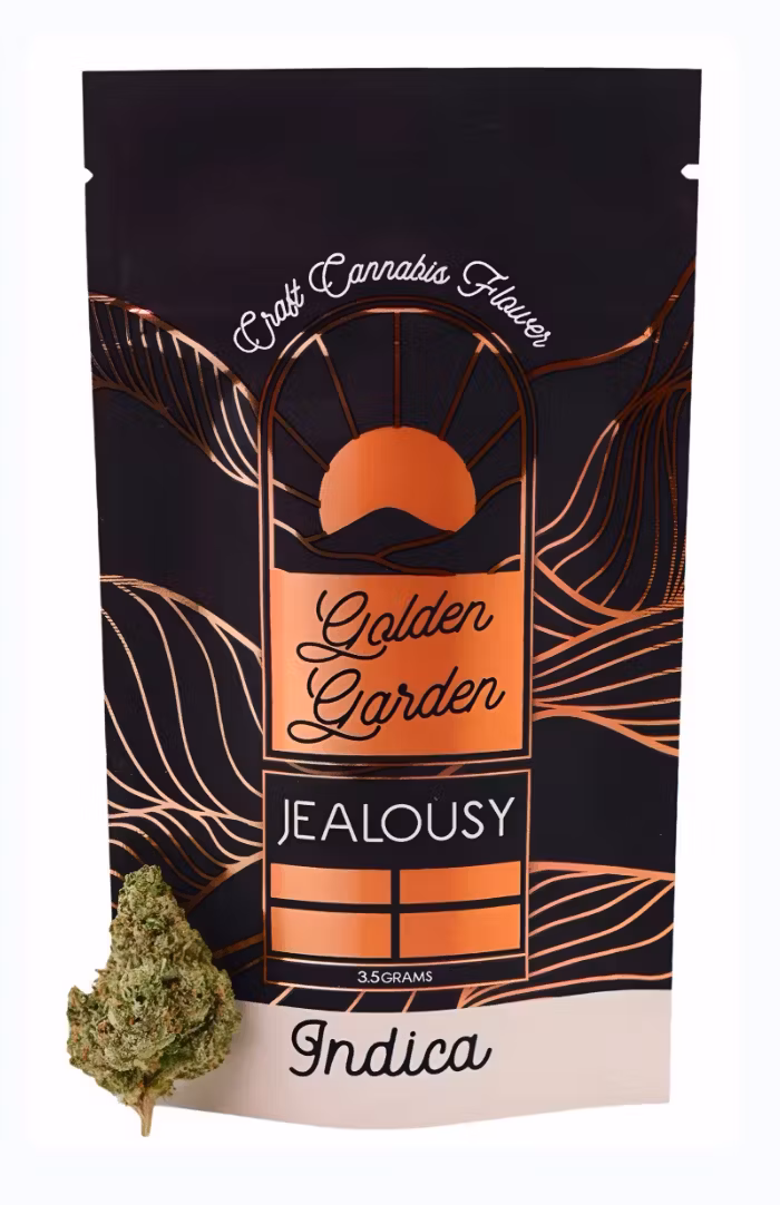 Photograph of product: Golden Garden | Jealousy | Flower | 3.5g
