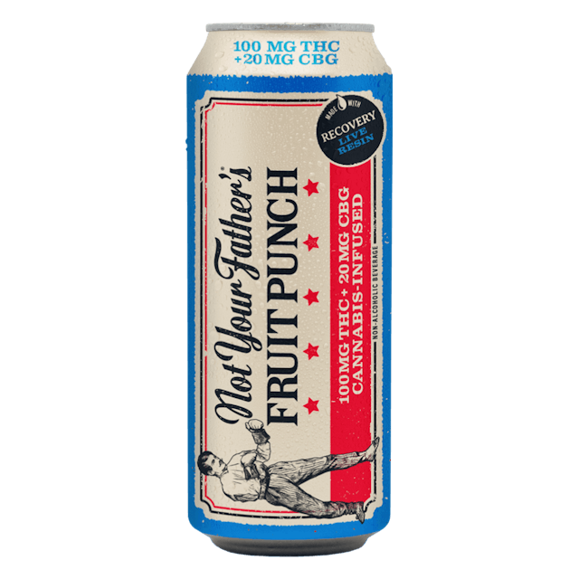 Photograph of product: NYF Fruit Punch Soda 100mg - 