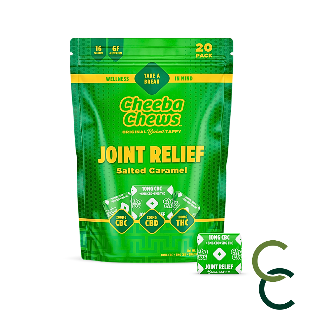 Photograph of product: Joint Relief Salted Caramel Taffy - 2:1:1 (CBC:CBD:TH-oui)